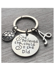 Llavero de Fútbol Personalizado Colección Infinita para Niñas 2