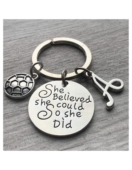 Llavero de Fútbol Personalizado Colección Infinita para Niñas