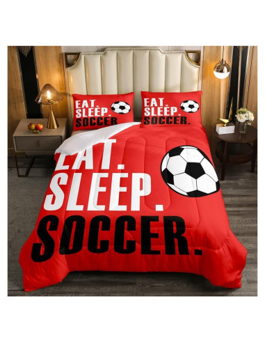 Conjunto de Edredón Completo Feelyou Deportivo 3 Piezas