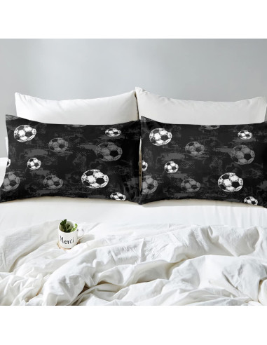 Juego de funda de edredón completo Erosebridal moderno 3 piezas