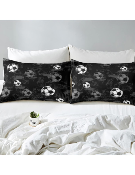 Juego de funda de edredón completo Erosebridal moderno 3 piezas