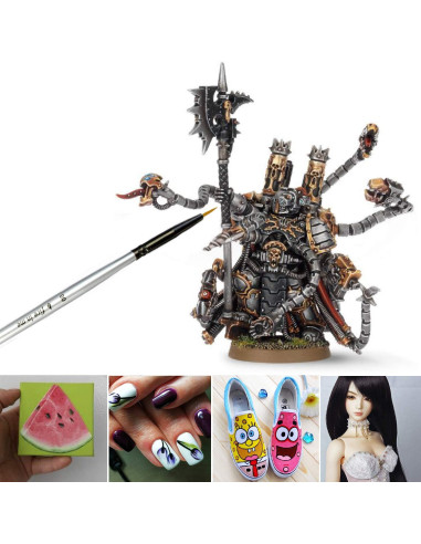 Juego de Pinceles de Detalle Fino Fuego en Mí - 15 Piezas