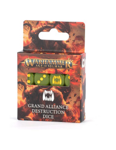 Dados de Destrucción Games Workshop Age of Sigmar 105g