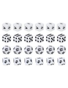 Juego de Dados Educativos NUOBESTY 24 Piezas 16mm