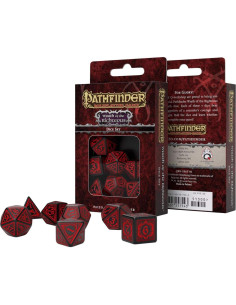 Dados Ornamentados Q WORKSHOP Pathfinder Wrath of Righteous 7 Piezas 2
