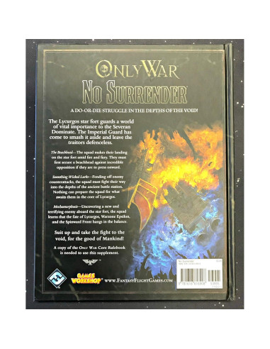 Suplemento de Aventura Only War RPG No Surrender