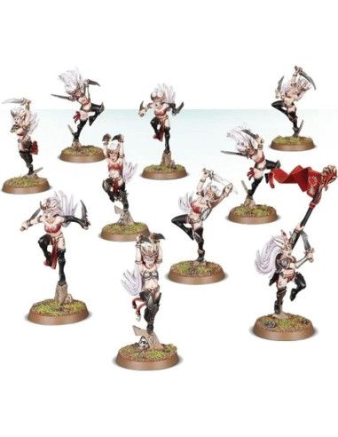 Aelves Brujas Games Workshop - Kit de 10 Miniaturas 25mm