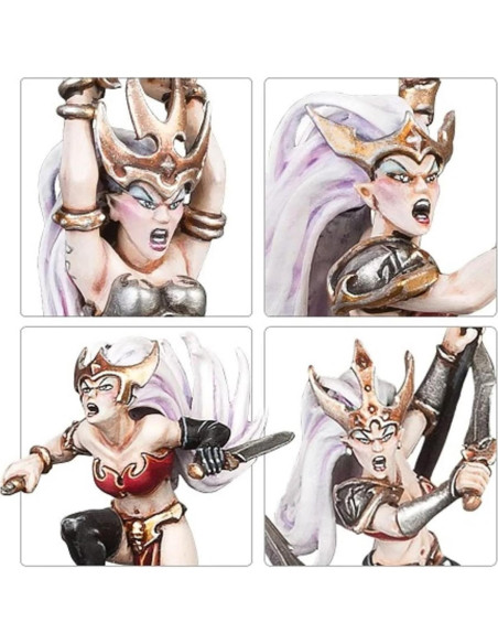 Aelves Brujas Games Workshop - Kit de 10 Miniaturas 25mm