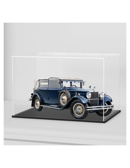 Caja de Exhibición Acrílica SVENJBB 33x17x16 cm Base Negra