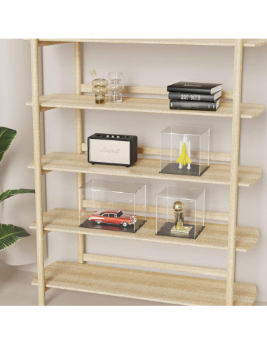 Caja de Exhibición Acrílica SVENJBB 33x17x16 cm Base Negra