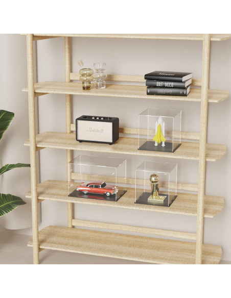 Caja de Exhibición Acrílica SVENJBB 33x17x16 cm Base Negra