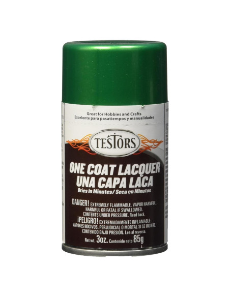 Laca en aerosol Testors Extrema 85g Verde Esmeralda Brillante