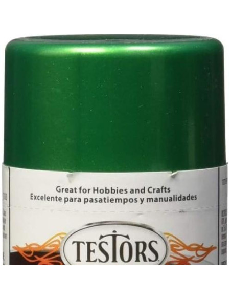 Laca en aerosol Testors Extrema 85g Verde Esmeralda Brillante