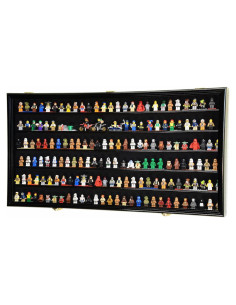 Estante para Minifiguras sfDisplay.com 180 en Madera Negra