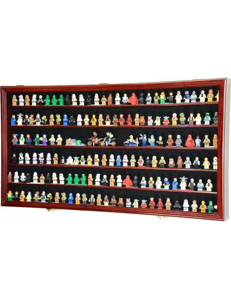 Estante para Minifiguras sfDisplay.com 180 en Madera Negra