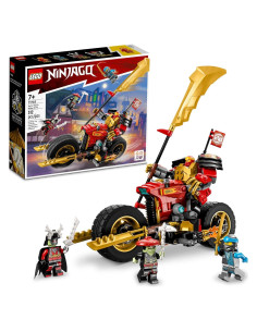 LEGO NINJAGO Kai's Mech Rider EVO 71783, Motocicleta Ninja y 4 Minifiguras