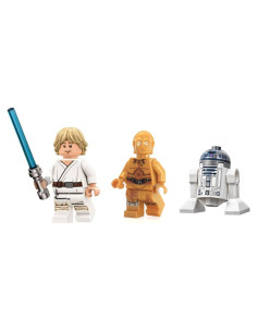 LEGO Star Wars Minifiguras Luke Skywalker R2 D2 C3PO