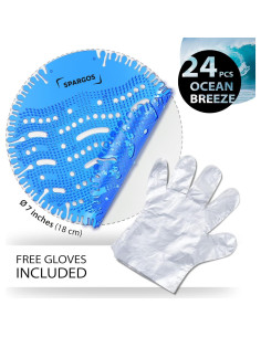 Desodorante de Urinal Spargos Brisa Oceánica - 24 Pastillas 2