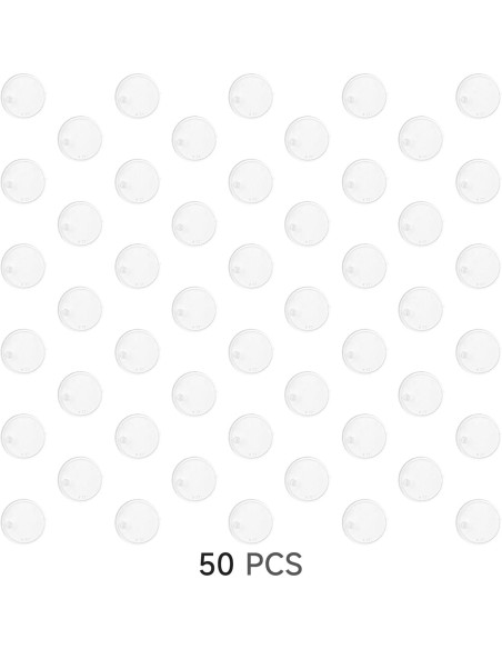 50 Soportes de Exhibición Transparentes para Figuras 3.75" DisplayMore