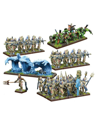 Juego de Miniaturas del Ejército Neritica Mantic MGKWR101 - 54 Piezas