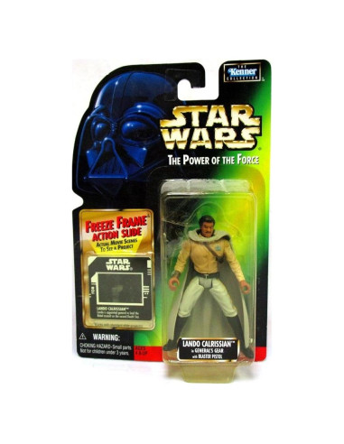 Figura de acción Lando Calrissian Star Wars 1998 con blaster