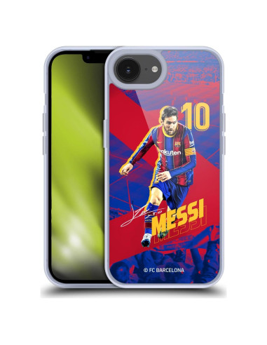 Carcasa de Gel FCB Lionel Messi para iPhone 16e - Protección Militar