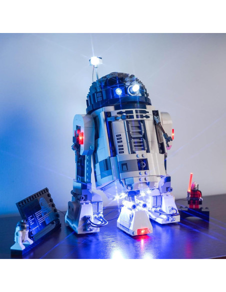 Luz LED Control Remoto BrickBling para Lego R2-D2 75379