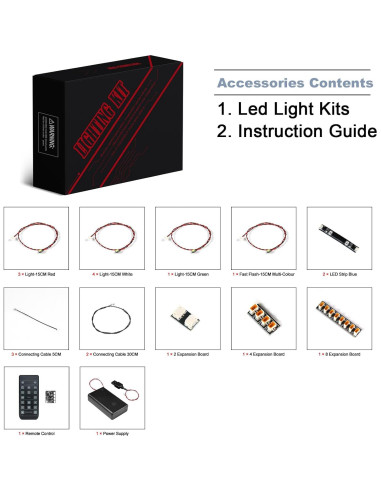 Luz LED Control Remoto BrickBling para Lego R2-D2 75379