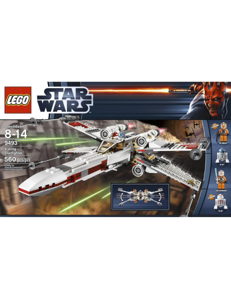 LEGO Star Wars Caza Estelar X-Wing 9493 con 4 Minifiguras