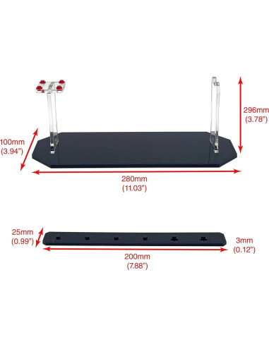 Soporte de Exhibición Acrílico Brickcessories para Lego 75315