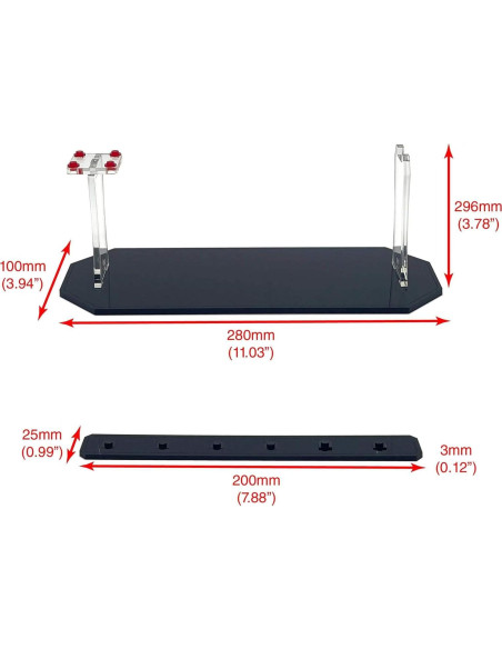 Soporte de Exhibición Acrílico Brickcessories para Lego 75315