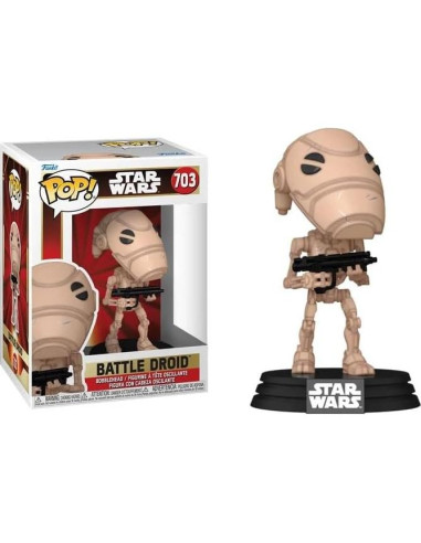 Figura de Vinilo POP Battle Droid Funko Star Wars 9.5 cm