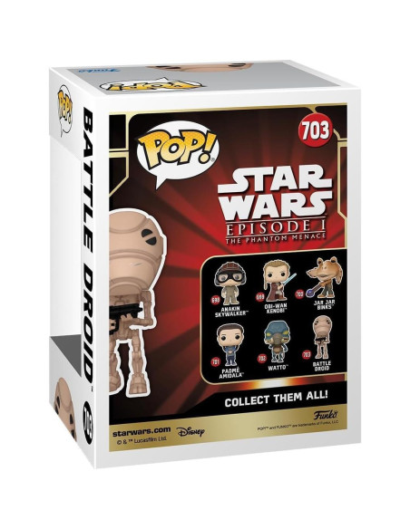 Figura de Vinilo POP Battle Droid Funko Star Wars 9.5 cm