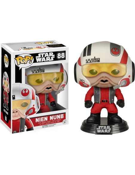 Figura Pop! Nien Nunb con Casco Star Wars E7 TFA 9 cm