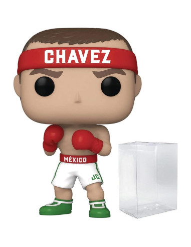 Figura de Vinilo Pop Julio César Chávez Funko 9.5cm con Funda