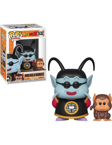 Figura de Vinilo Rey Kai y Burbujas Funko Pop Dragonball Z 9.5cm