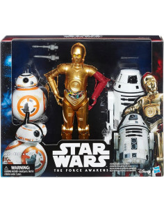 Paquete de 3 Droids Star Wars C-3PO BB-8 RO-4LO 2
