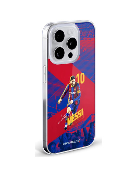 Carcasa de Gel FCB Lionel Messi para iPhone 16e - Protección Militar