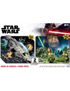 Rompecabezas Lenticular 3D Star Wars 500 Piezas 4D Cityscape 2