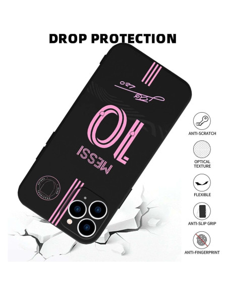 Funda Bumper ZERMU para iPhone 13 Mini - Estrella Messi - TPU