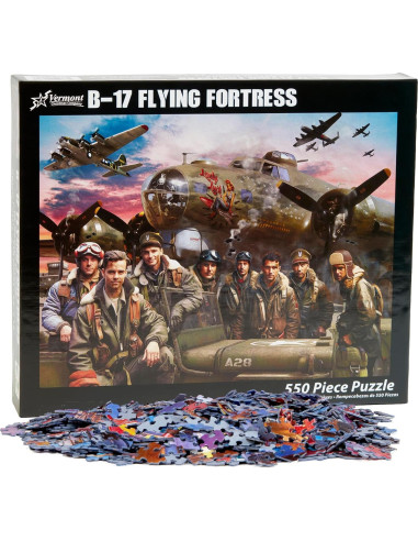 Rompecabezas B-17 Flying Fortress Vermont 550 Piezas 61x46 cm