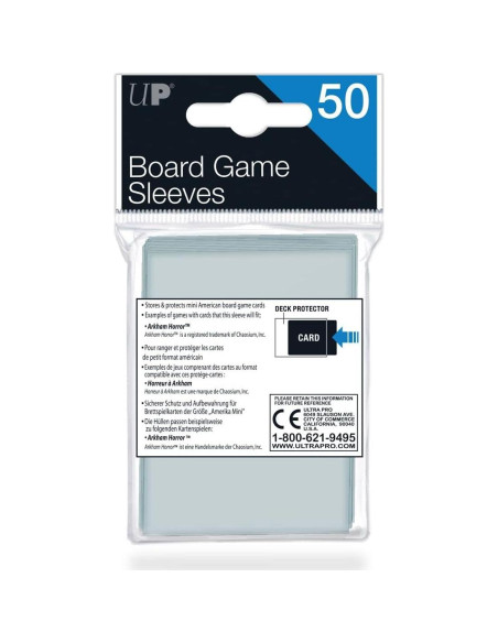 Fundas Mini Americanas Ultra PRO 50ct 41x63mm para Cartas