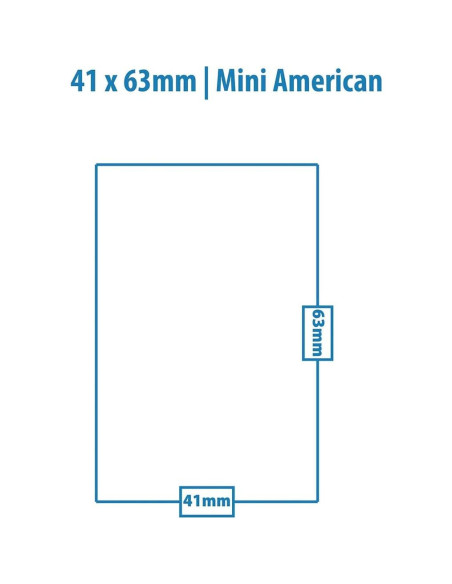 Fundas Mini Americanas Ultra PRO 50ct 41x63mm para Cartas