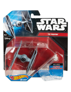Vehículo TIE Fighter Star Wars Hot Wheels 15.88x5.72cm 2