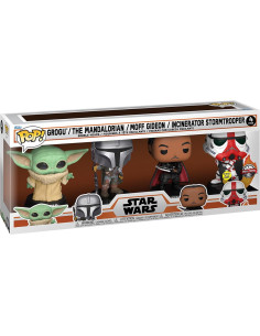 Funko Pop! 4-Pack Star Wars The Mandalorian - Brilla en la Oscuridad 2
