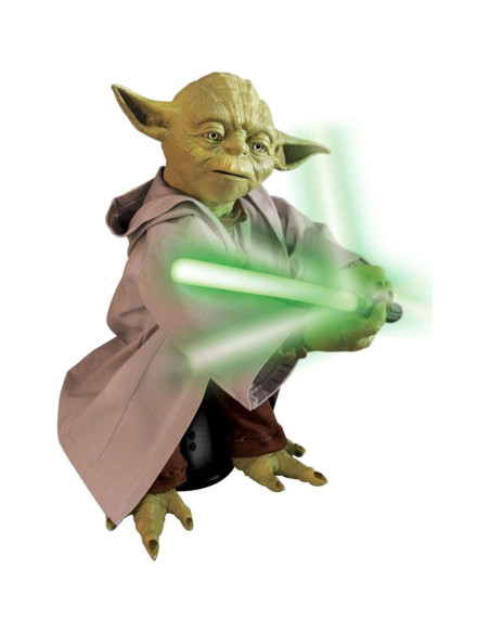 Juguete interactivo Maestro Jedi Yoda Star Wars 10cm