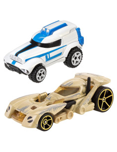 Hot Wheels Star Wars Auto Clone Trooper y Battle Droid 1:64