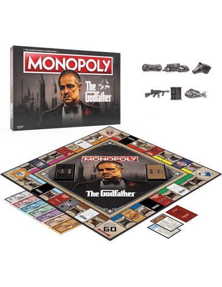 Monopoly El Padrino 50 Aniversario USAOPOLY Juego de Mesa