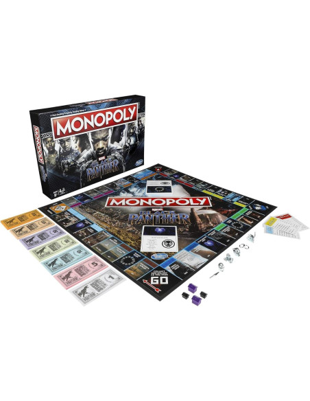 Juego de Monopoly Marvel Pantera Negra - Hasbro 0.88 kg