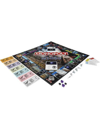 Juego de Monopoly Marvel Pantera Negra - Hasbro 0.88 kg
